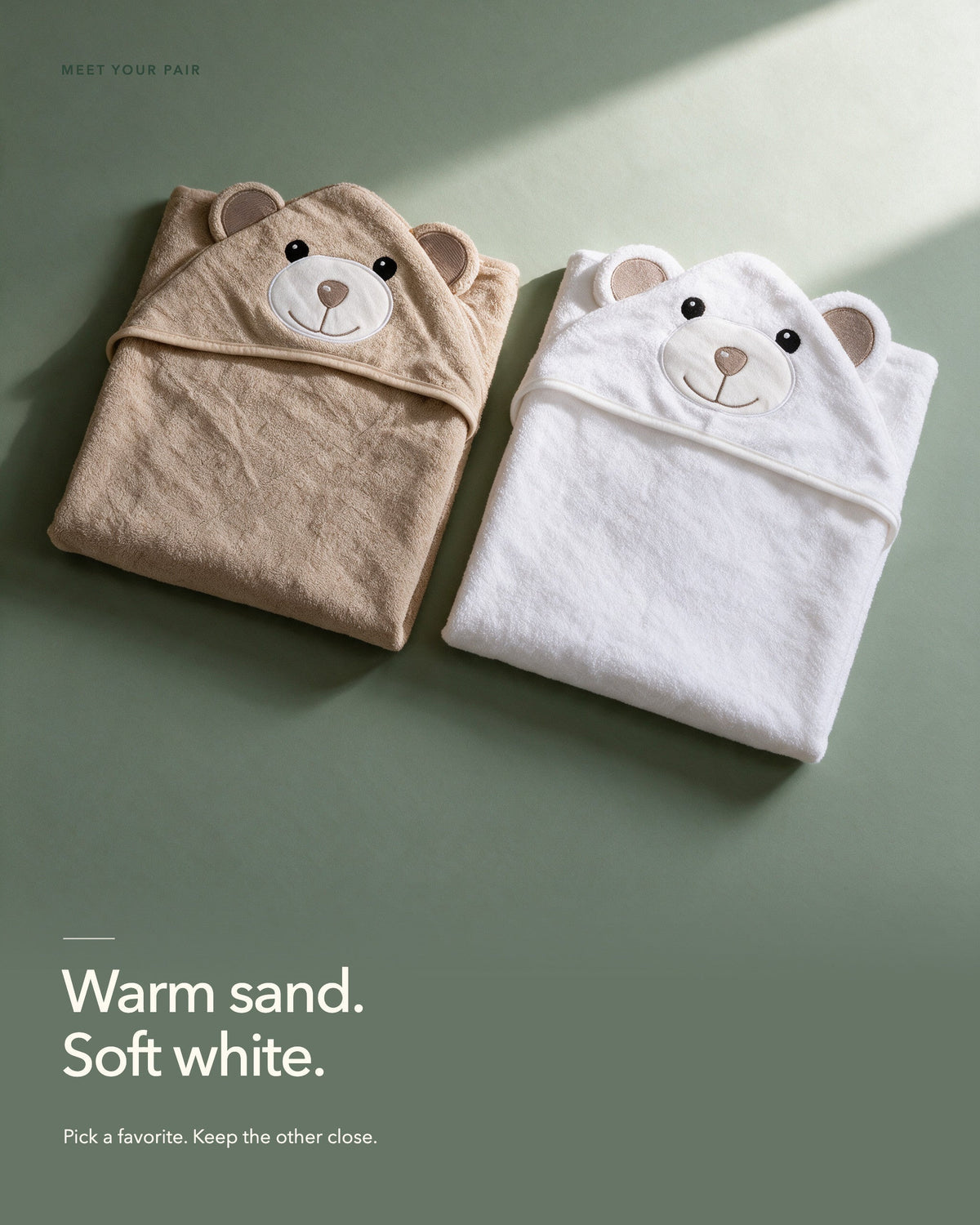 Warm sand and soft white