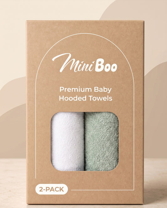 2-Pack · Little Bear + The Raccoon hooded towel