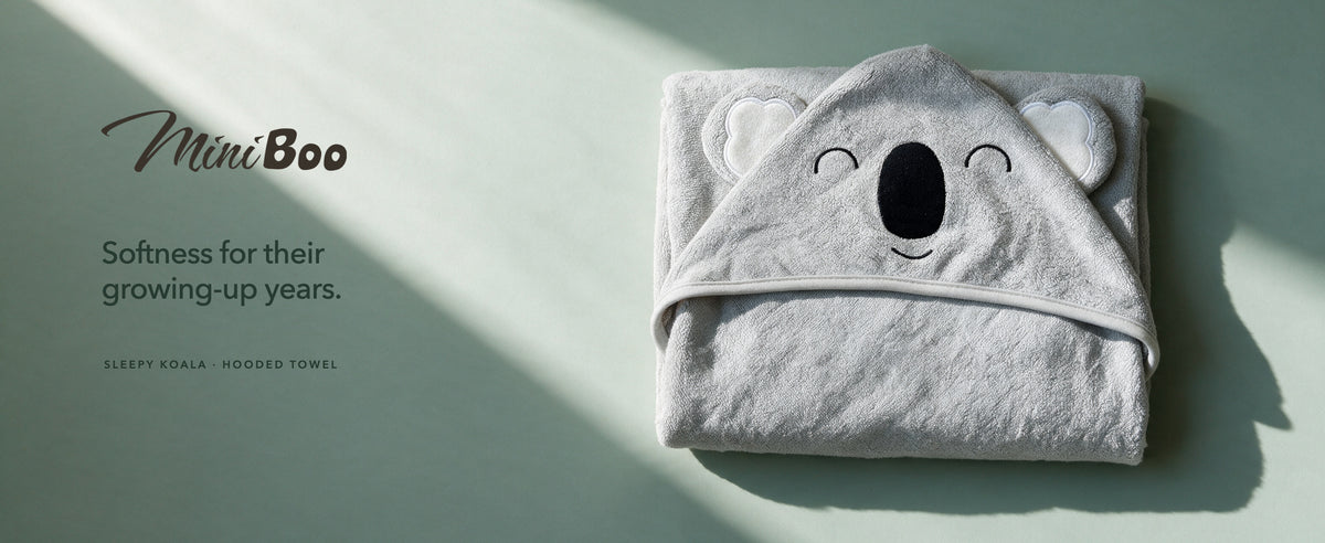 Sleepy Koala hooded towel: softness for their growing-up years