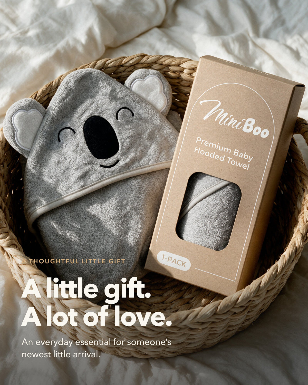 A little gift, a lot of love – the Sleepy Koala towel with its gift box