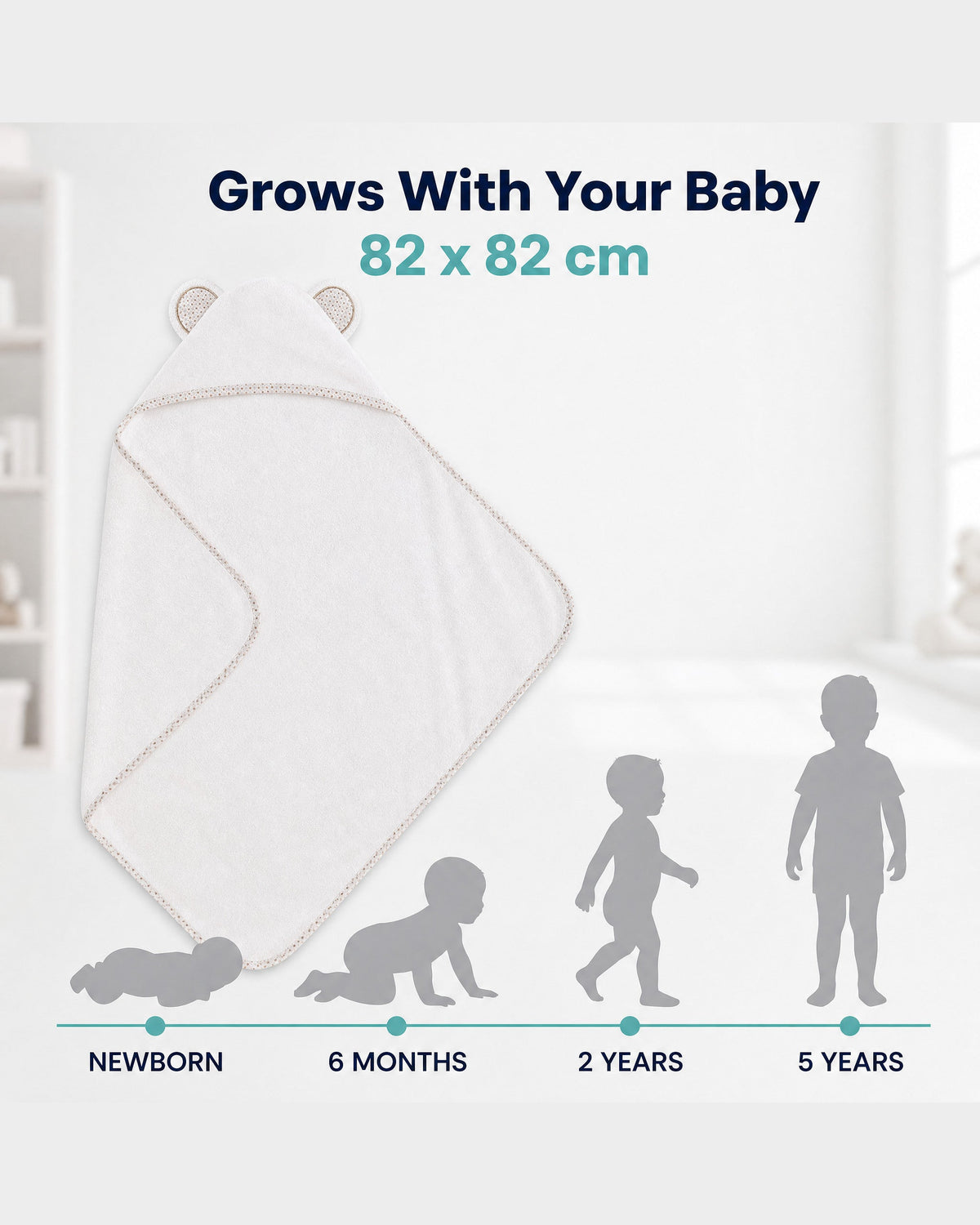 Grows with your baby – from newborn to 5 years